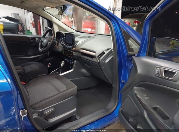 MAJ3S2GE2LC348346 2020 FORD ECOSPORT Blue Widok wnętrza z przodu