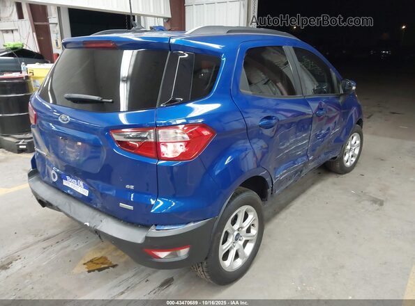 MAJ3S2GE2LC348346 2020 FORD ECOSPORT Blue Tył prawy