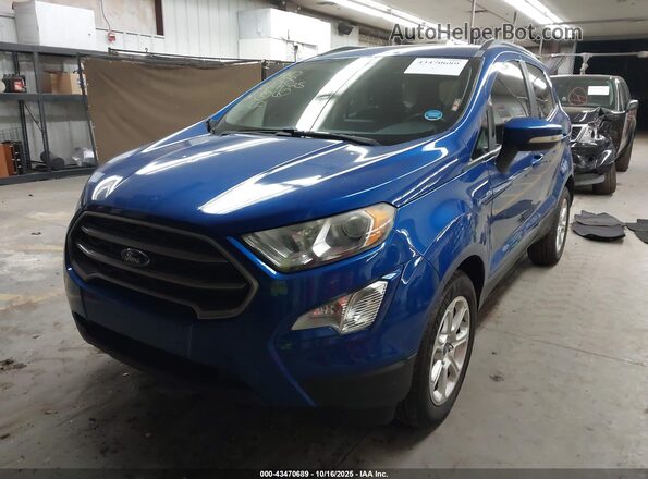 MAJ3S2GE2LC348346 2020 FORD ECOSPORT Blue Przód lewy