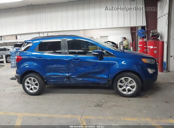 MAJ3S2GE2LC348346 2020 FORD ECOSPORT Blue Widok wnętrza z tyłu
