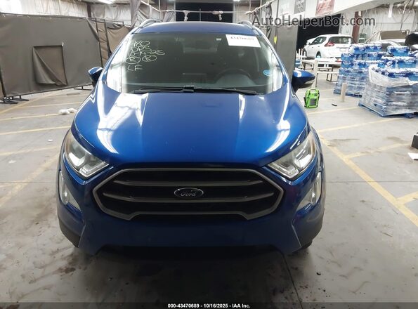 MAJ3S2GE2LC348346 2020 FORD ECOSPORT Blue Widok zestawu wskaźników