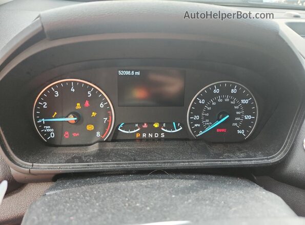 MAJ3S2GE2MC451915 2021 FORD ECOSPORT Black Widok zestawu wskaźników