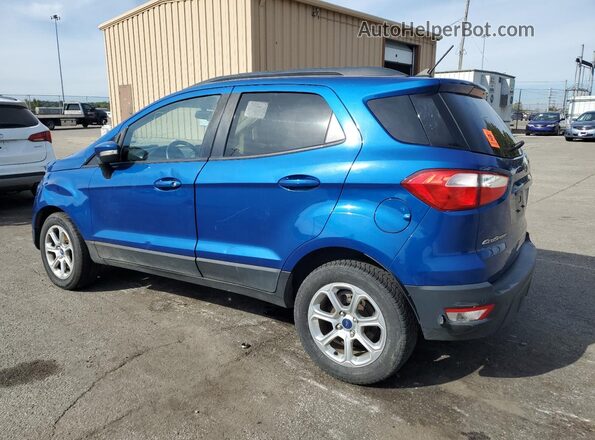MAJ3S2GE3LC368850 2020 FORD ECOSPORT Синий Задняя левая четверть
