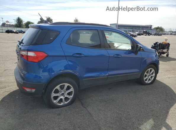 MAJ3S2GE3LC368850 2020 FORD ECOSPORT Синий Задняя правая четверть