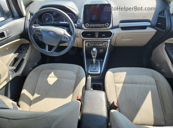 MAJ3S2GE4LC342399 2020 FORD ECOSPORT Silver წინა პანელის ხედი