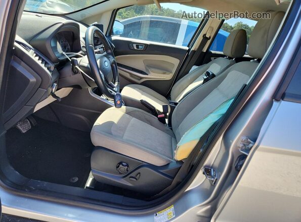 MAJ3S2GE4LC342399 2020 FORD ECOSPORT Silver წინა სალონის ხედი
