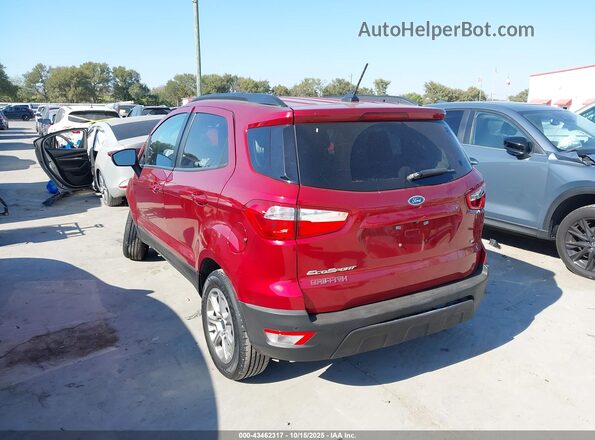 MAJ3S2GE5MC412249 2021 FORD ECOSPORT Red Rear left