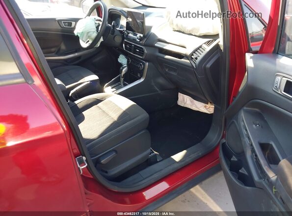 MAJ3S2GE5MC412249 2021 FORD ECOSPORT Red Front interior view