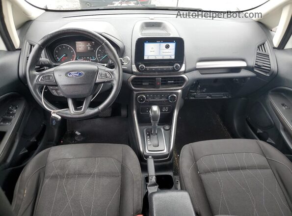 MAJ3S2GE9KC283722 2019 FORD ECOSPORT White წინა პანელის ხედი