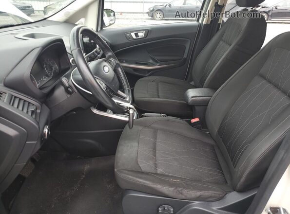 MAJ3S2GE9KC283722 2019 FORD ECOSPORT White წინა სალონის ხედი