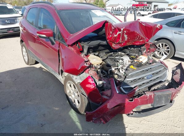 MAJ3S2GE9LC362955 2020 FORD ECOSPORT Красный Вид спереди