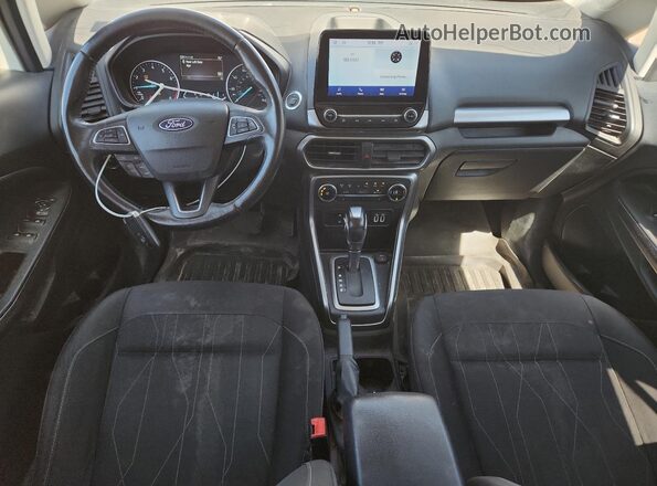 MAJ3S2GE9LC371509 2020 FORD ECOSPORT White Вид панелі приладів