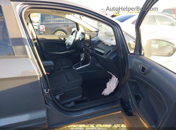 MAJ3S2GEXLC360972 2020 FORD ECOSPORT Gray Widok wnętrza z przodu