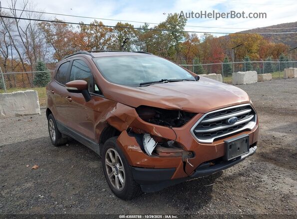 MAJ6P1UL3JC227169 2018 FORD ECOSPORT Orange 