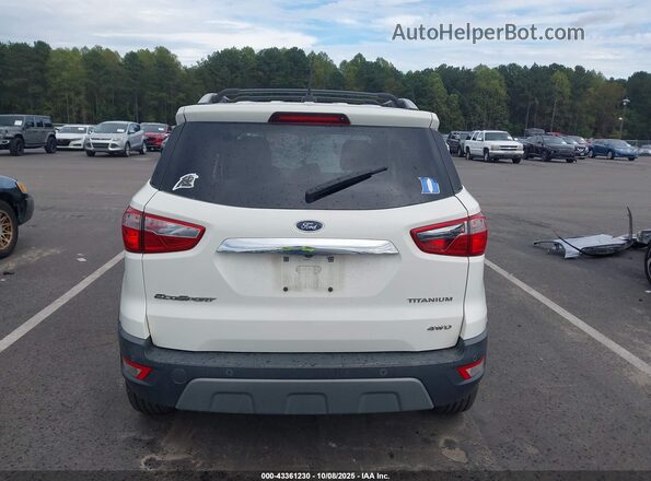 MAJ6P1WL2JC179824 2018 FORD ECOSPORT White 