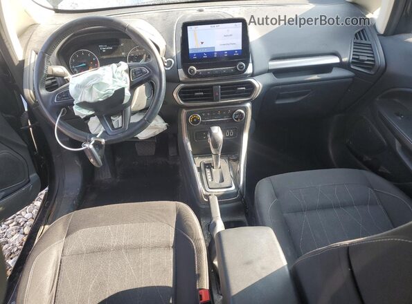 MAJ6S3GL0LC340344 2020 FORD ECOSPORT Black Առջևի վահանակի տեսք