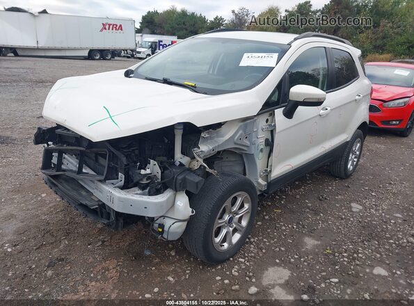 MAJ6S3GL1LC345200 2020 FORD ECOSPORT Белый Передняя левая четверть