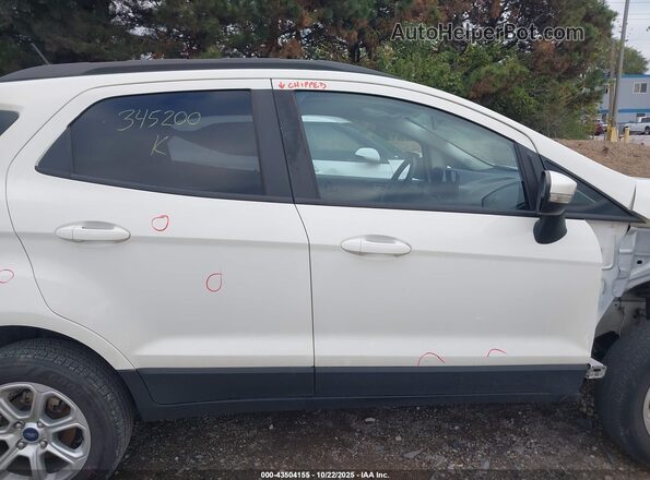 MAJ6S3GL1LC345200 2020 FORD ECOSPORT Белый Панорамный вид салона 360°