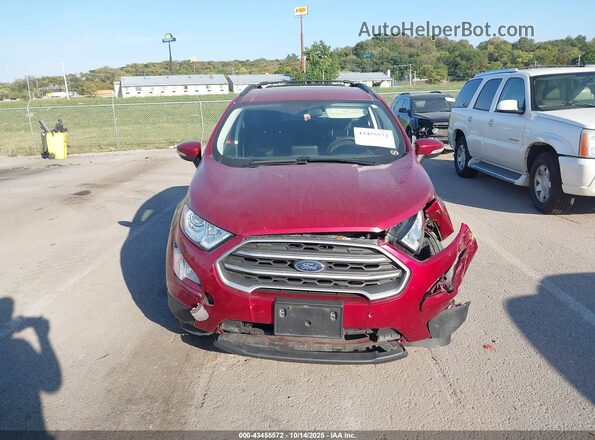 MAJ6S3GL1NC463525 2022 FORD ECOSPORT Red Սալոնի հետևի տեսք