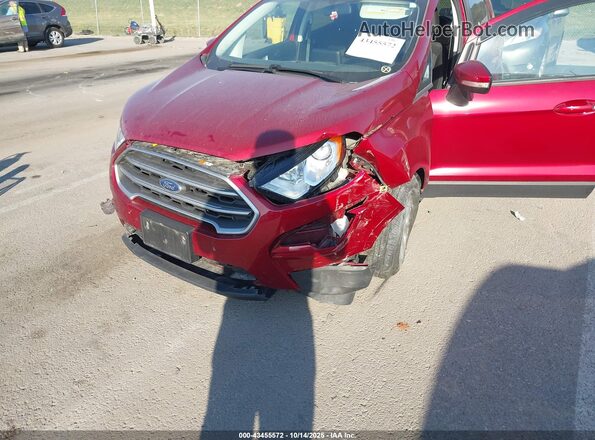 MAJ6S3GL1NC463525 2022 FORD ECOSPORT Red Դիմացի տեսք