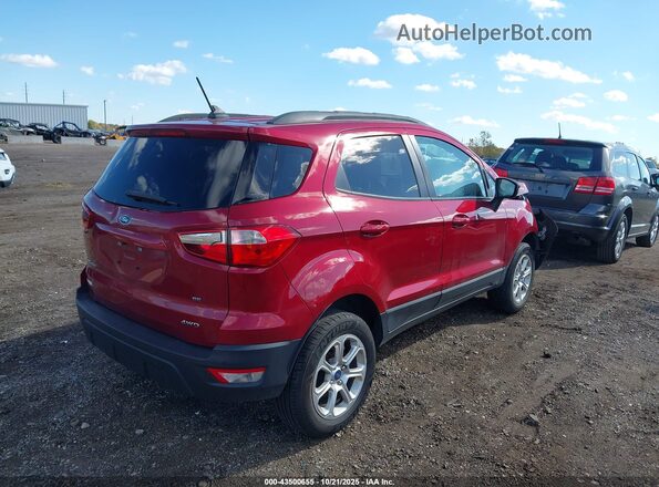 MAJ6S3GL2LC312965 2020 FORD ECOSPORT Red Tył prawy