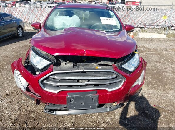 MAJ6S3GL2LC312965 2020 FORD ECOSPORT Red Widok z przodu