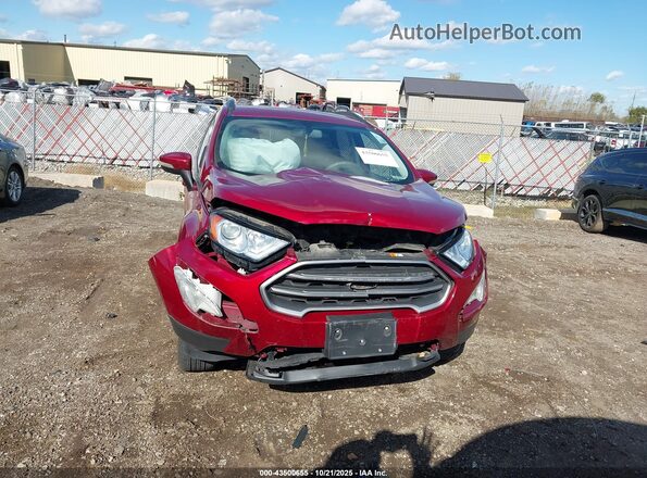 MAJ6S3GL2LC312965 2020 FORD ECOSPORT Red Widok deski rozdzielczej