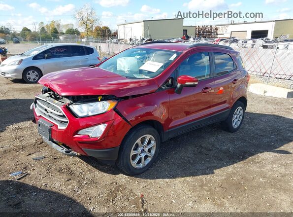 MAJ6S3GL2LC312965 2020 FORD ECOSPORT Red Przód lewy