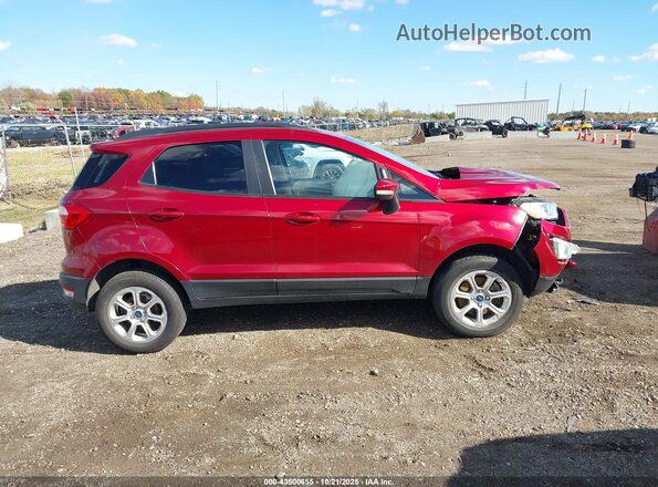 MAJ6S3GL2LC312965 2020 FORD ECOSPORT Red Widok zestawu wskaźników