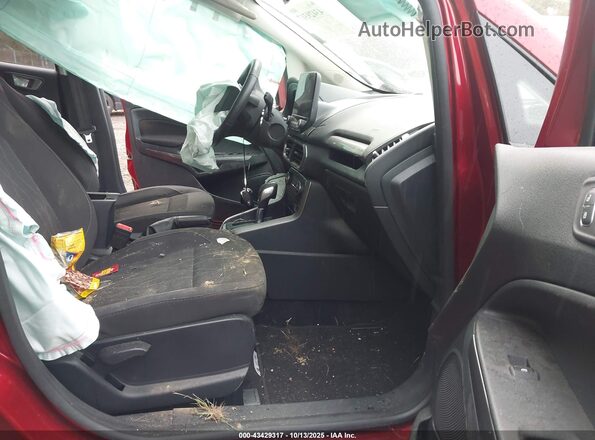 MAJ6S3GL2LC345254 2020 FORD ECOSPORT Red Front interior view