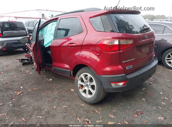MAJ6S3GL2LC345254 2020 FORD ECOSPORT Red Rear left