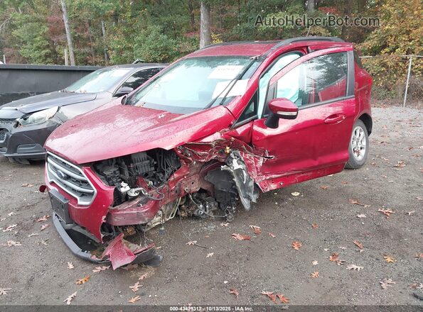 MAJ6S3GL2LC345254 2020 FORD ECOSPORT Red Front left
