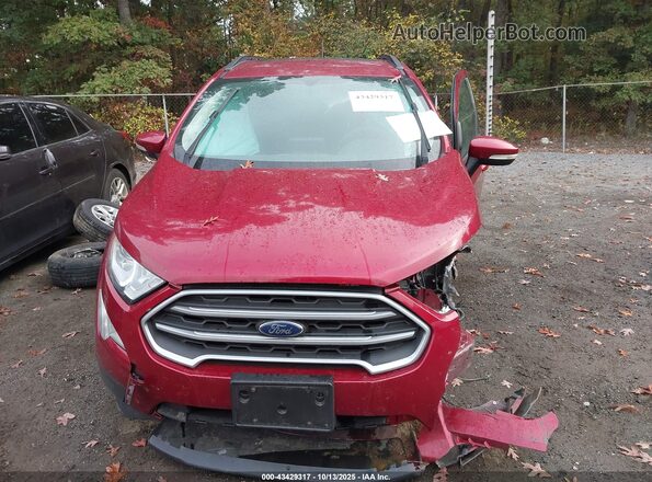 MAJ6S3GL2LC345254 2020 FORD ECOSPORT Red Instrument cluster view