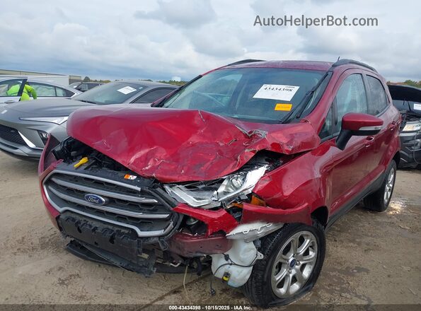 MAJ6S3GL4LC388820 2020 FORD ECOSPORT Красный Передняя левая четверть