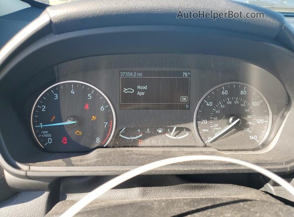 MAJ6S3GL4NC460019 2022 FORD ECOSPORT Black Вид щитка приладів