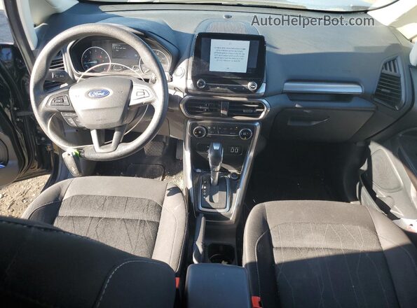 MAJ6S3GL4NC460019 2022 FORD ECOSPORT Black Вид панелі приладів