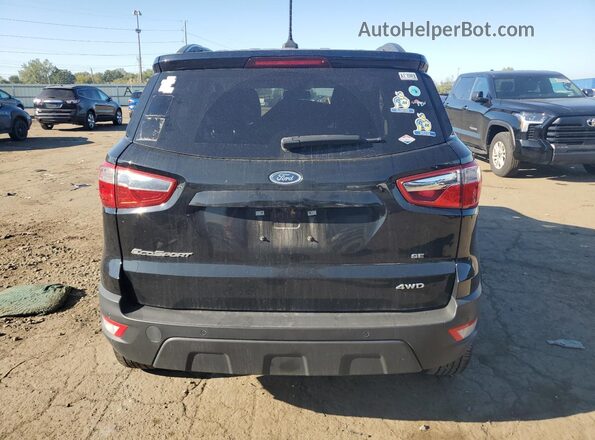 MAJ6S3GL4NC460019 2022 FORD ECOSPORT Black Вид ззаду