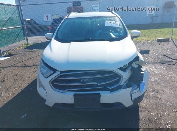 MAJ6S3GL6LC366558 2020 FORD ECOSPORT White Вид щитка приладів