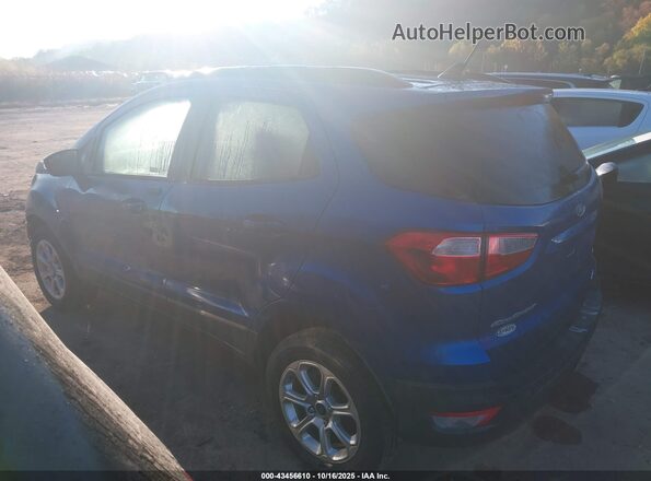 MAJ6S3GL6NC464444 2022 FORD ECOSPORT Синий Задняя левая четверть