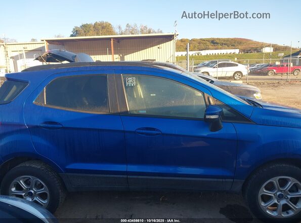 MAJ6S3GL6NC464444 2022 FORD ECOSPORT Синий Вид щитка приборов