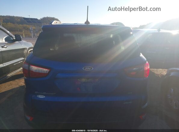 MAJ6S3GL6NC464444 2022 FORD ECOSPORT Синий 