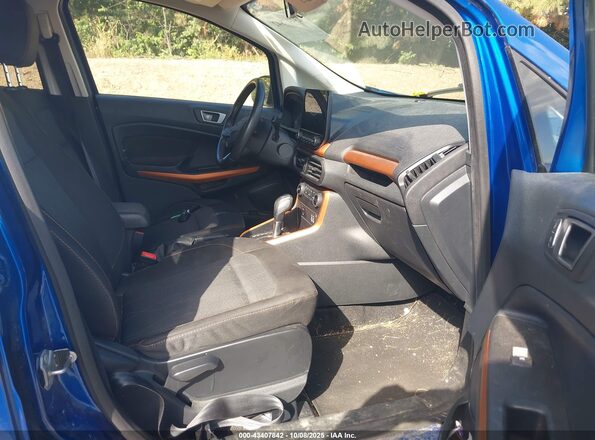 MAJ6S3GL9MC427404 2021 FORD ECOSPORT Blue Widok wnętrza z przodu