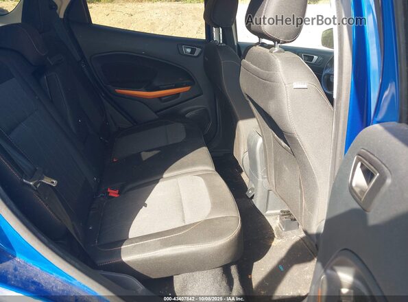 MAJ6S3GL9MC427404 2021 FORD ECOSPORT Blue Widok naklejki z numerem VIN