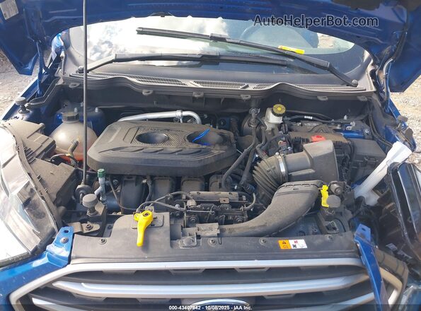 MAJ6S3GL9MC427404 2021 FORD ECOSPORT Blue Widok z tyłu