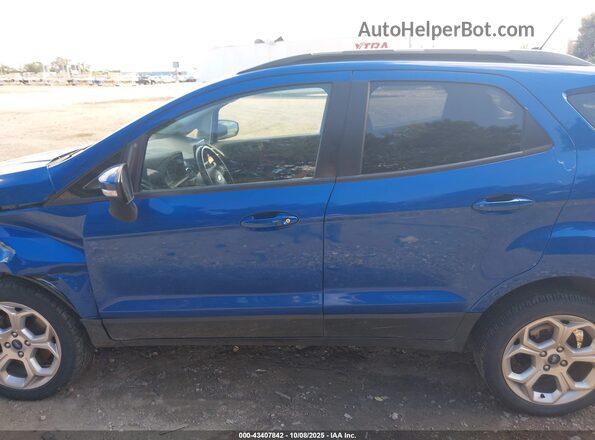MAJ6S3GL9MC427404 2021 FORD ECOSPORT Blue Widok wnętrza 360 stopni