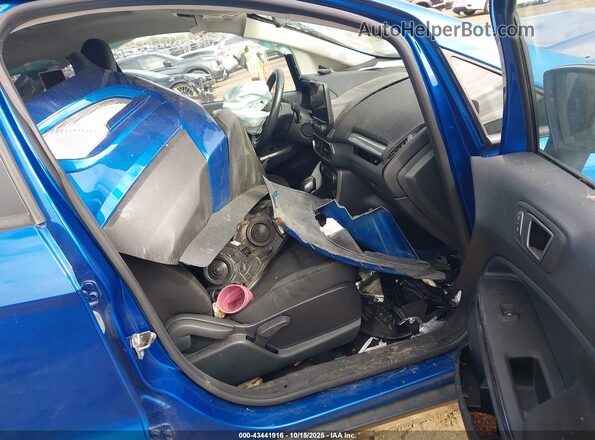 MAJ6S3GLXLC319680 2020 FORD ECOSPORT Blue Вид салону спереду