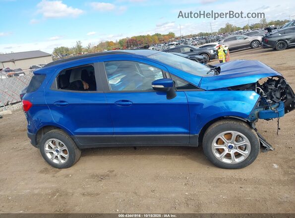 MAJ6S3GLXLC319680 2020 FORD ECOSPORT Blue Вид задньої частини салону