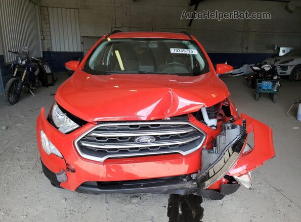MAJ6S3GLXLC338830 2020 FORD ECOSPORT Red Front view