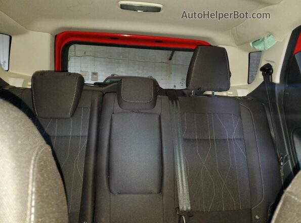 MAJ6S3GLXLC338830 2020 FORD ECOSPORT Red Rear seats view