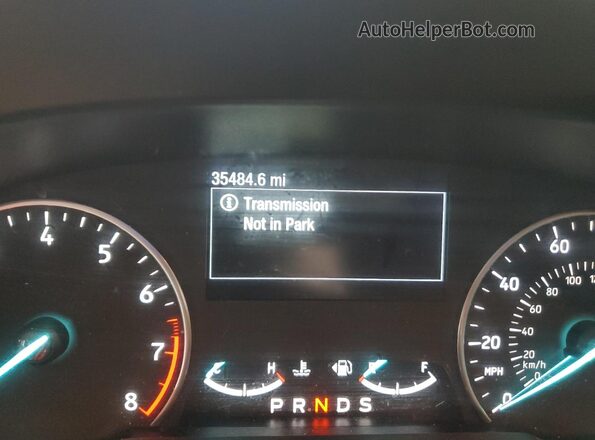 MAJ6S3GLXLC338830 2020 FORD ECOSPORT Red Instrument cluster view